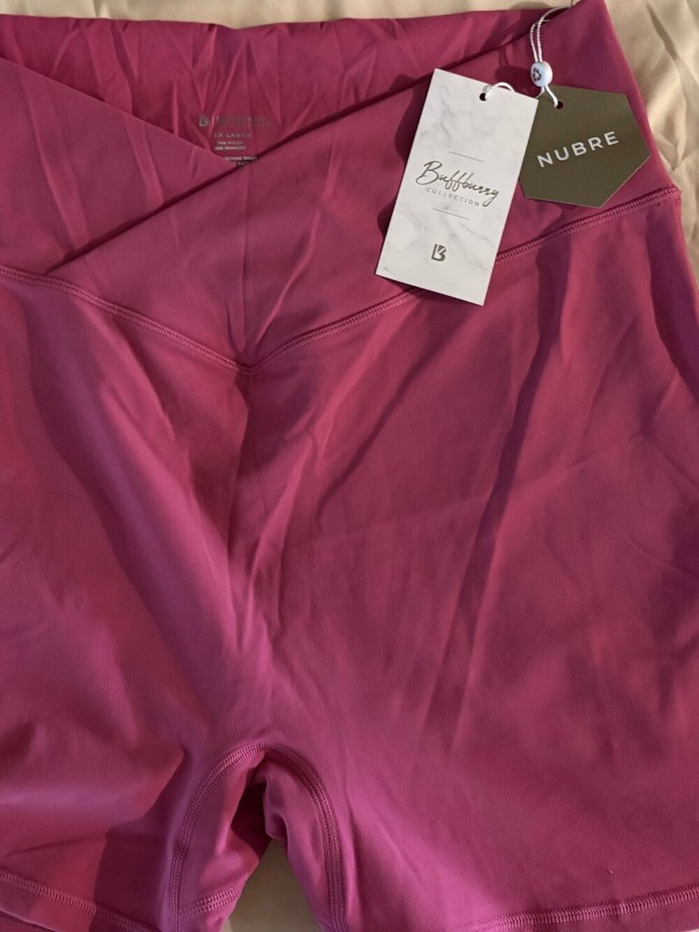 BuffBunny Women's Athletic Shorts — Fuchsia Pink